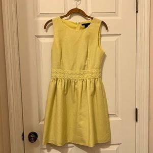 Yellow cocktail dress